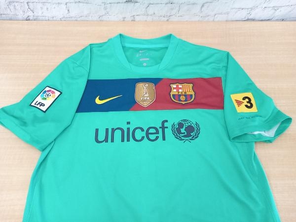 NIKE FC BARCELONA 10/11 UNIFORM #8 A.INIESTA ナイキ FCバルセロナ アウェイ ユニフォーム イニエスタ 382358-310 サイズL_画像6