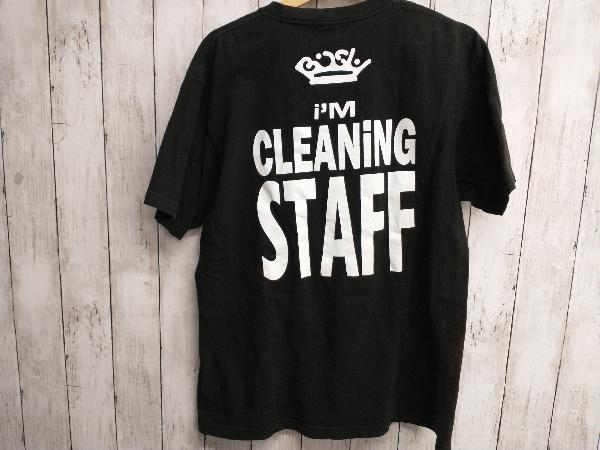 BiSH CLEANiNG STAFFbishu| black short sleeves T-shirt 