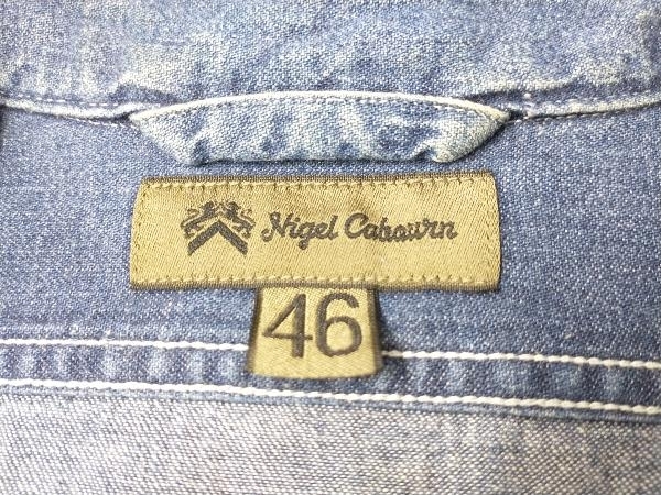 オンライン限定商品】 NIGEL サイズ46 長袖シャツ ケーボン ナイジェル