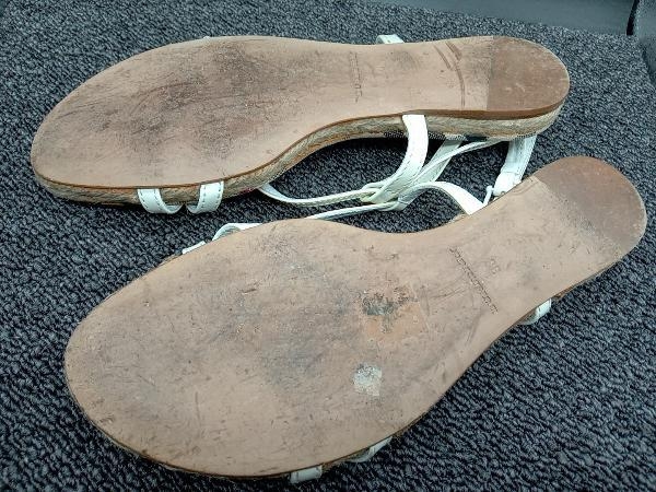 BURBERRY Burberry сандалии размер 38 ( выступающая подошва 25.5cm) белый 