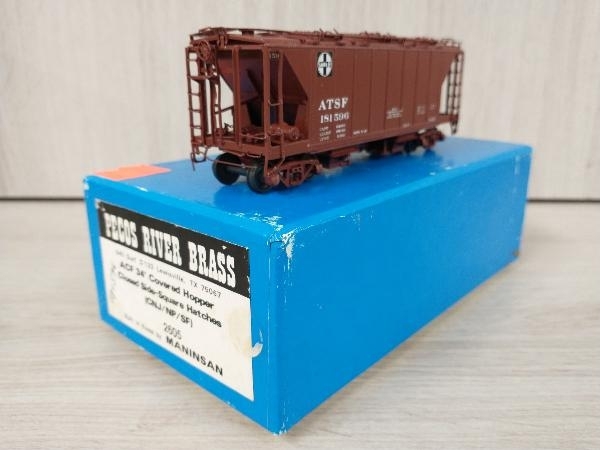 PECOS RIVER BRASS HO ACF 34' Covered Hopper Closed Side-Square Hatches CNJ/NP/SF