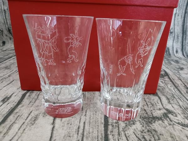 Baccarat バカラ グラスジャパン グラスセット 高山寺 鳥獣戯画 5客 箱