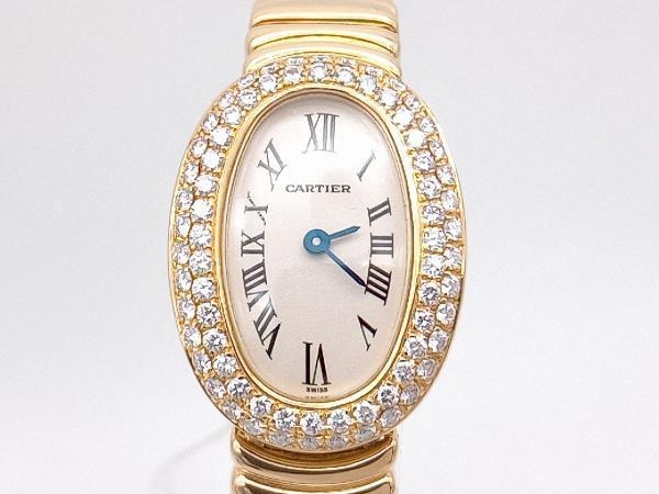 Cartier／ミニベニュワール／WB5048D8／稼働品クォーツ式 腕時計