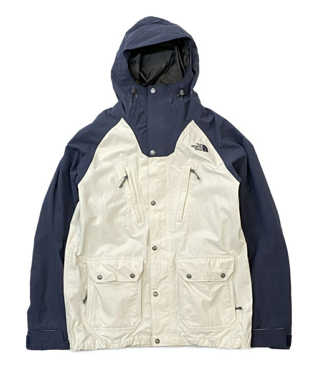 THE NORTH FACE HYVENT MOUNTAIN PARKA JACKET M NAVY/WHITE NS51316 ザノースフェイス ハイベント ナイロン ジャケット 店舗受取可
