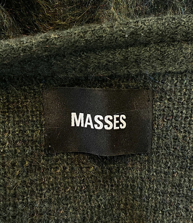 MASSES 21aw MOHAIR CARDIGAN OLIVE マシス モヘアカーディガン