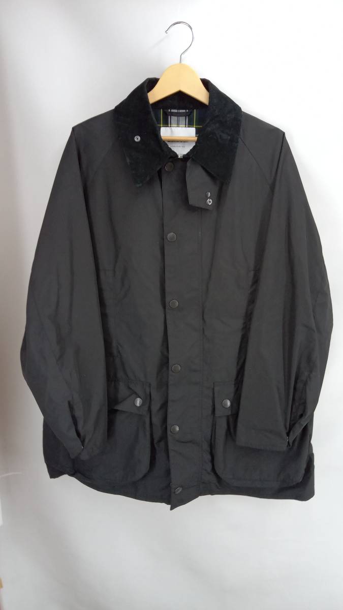 ★ BARBOUR バブアー 2201235 22SS Bshop 別注 ノンオイルジャケット サイズ40 ブラック 通年_画像1