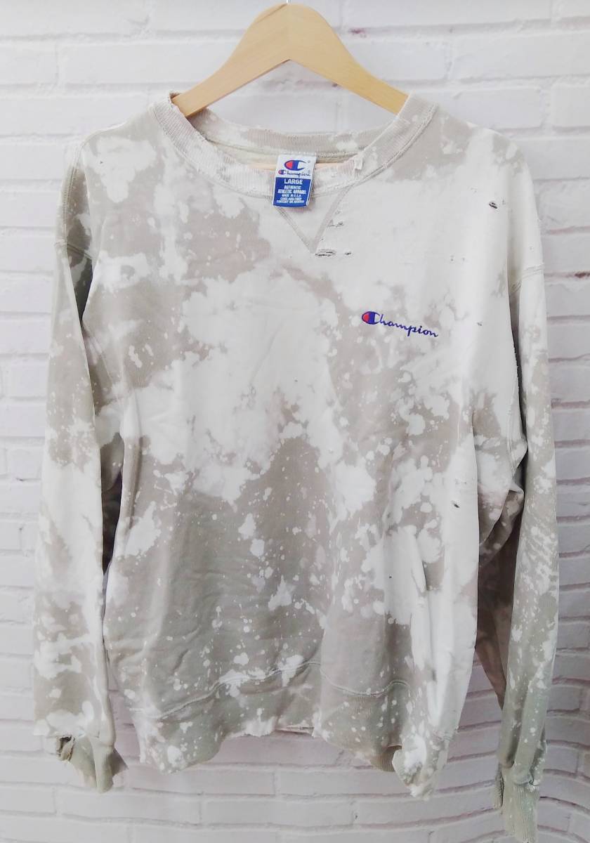 当店在庫してます! champion / グレー / ホワイト / Lサイズ