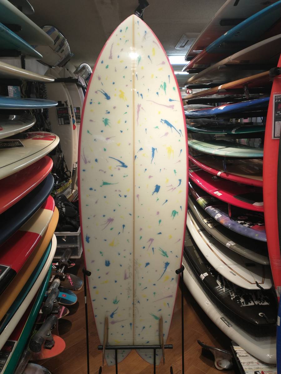 YU Magic Fish 6’0” ワイユー マジックフィッシュ ショートボード ツインフィン サーフボード 茅ヶ崎駅北口店 店舗受取可_画像2