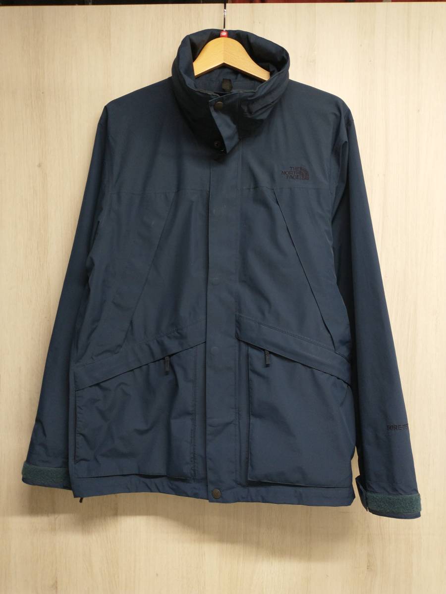 THE NORTH FACE ザノースフェイス GORE-TEX ゴアテックス NP61514 メンズ マウンテンパーカー ジャケット ネイビー 紺 L ポリエステル