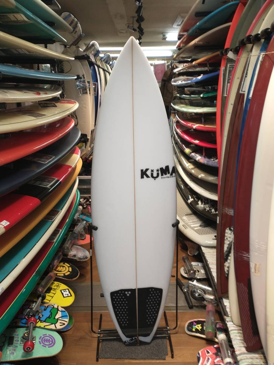 KUMA SURFBOARDS GODZILLA 5'7 1/2' クマサーフボード ゴジラ 5'7 1/2' 25.27L ショートボード サーフボード 茅ヶ崎駅北口店 店舗受取可_画像1