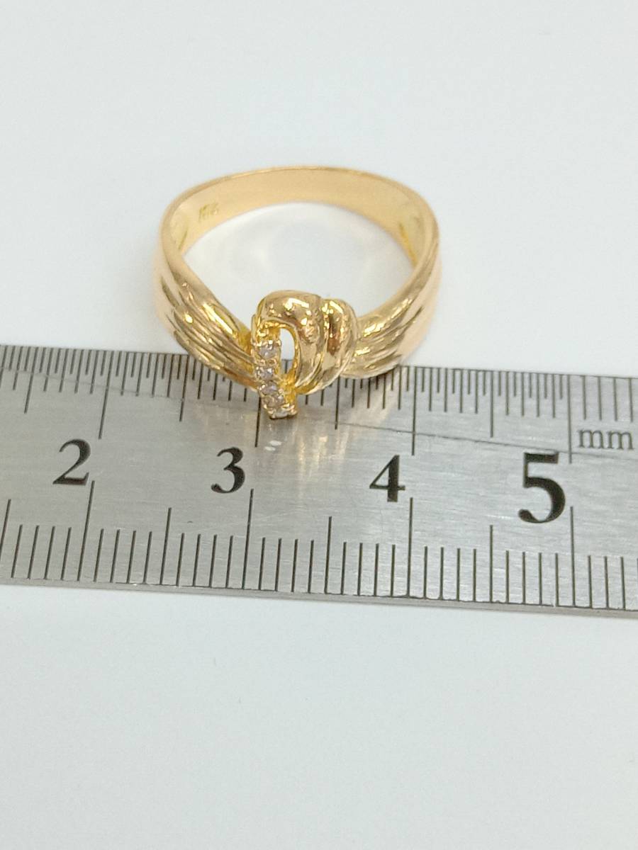 K18 ダイヤ 0.05ct 12号 リング | itscl.cl