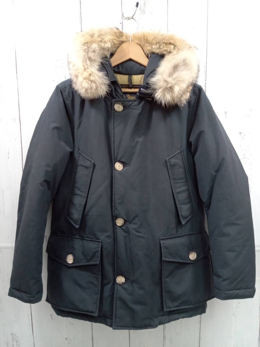 WOOLRICH ウールリッチ ARCTICPARKA アークティックパーカ 1302045 ダウンジャケット カナダ製 メンズ サイズ XS ネイビー 店舗受取可_画像1