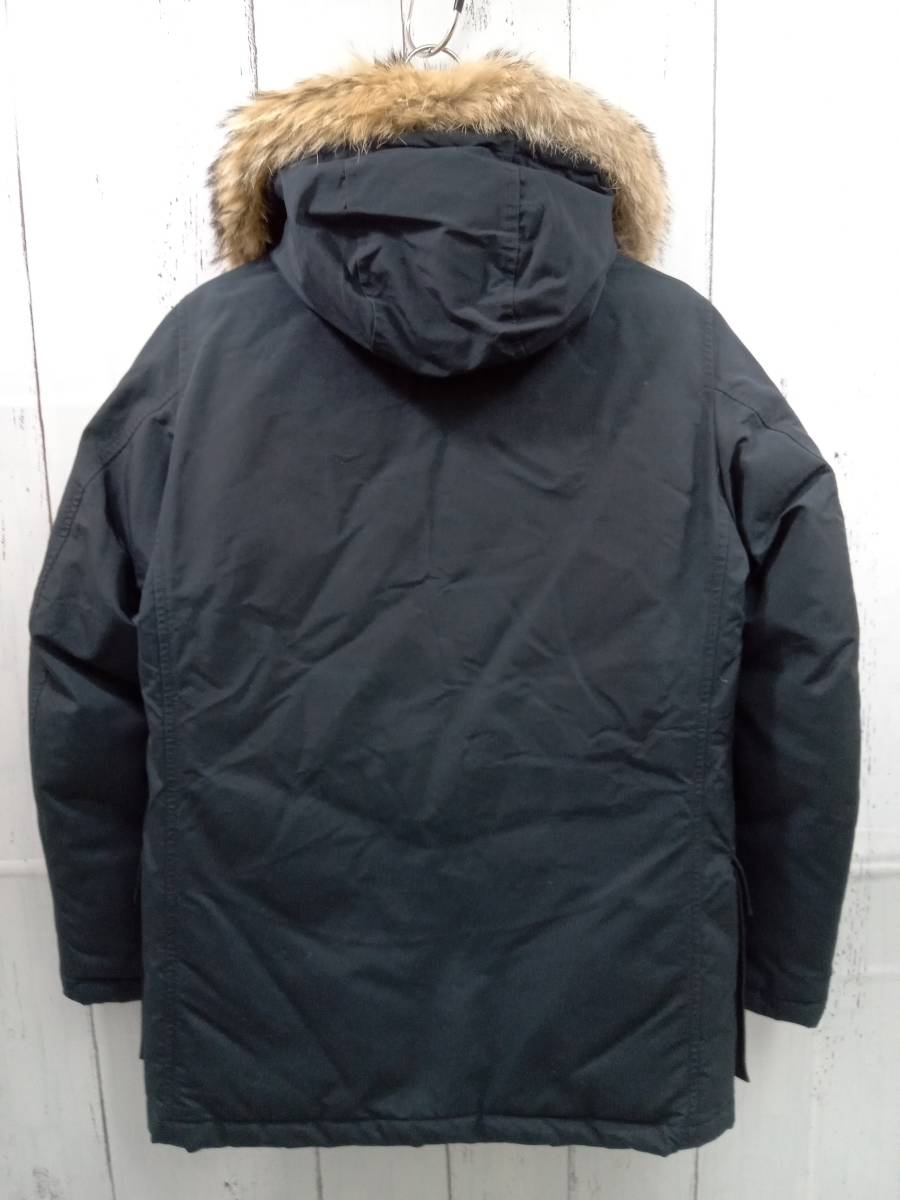 WOOLRICH ウールリッチ ARCTICPARKA アークティックパーカ 1302045 ダウンジャケット カナダ製 メンズ サイズ XS ネイビー 店舗受取可_画像2