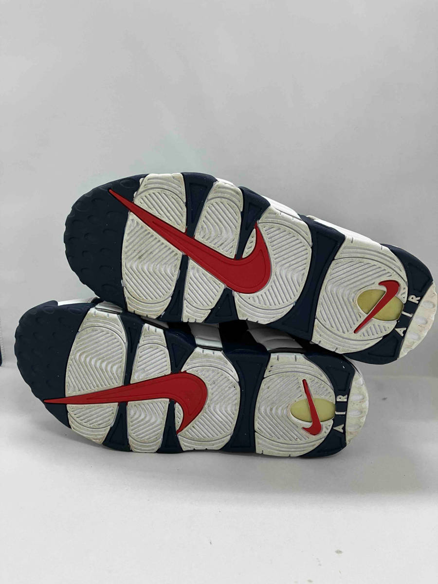 NIKE / ナイキ / スニーカー / AIR MORE UPTEMPO OLYMPIC / ネイビー×ホワイト / 26cm_画像3