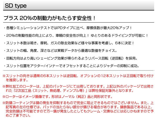 SD2552319S アルファロメオ 75 1.8 TURBO DIXCEL ブレーキディスクローター リア 送料無料 新品_画像2