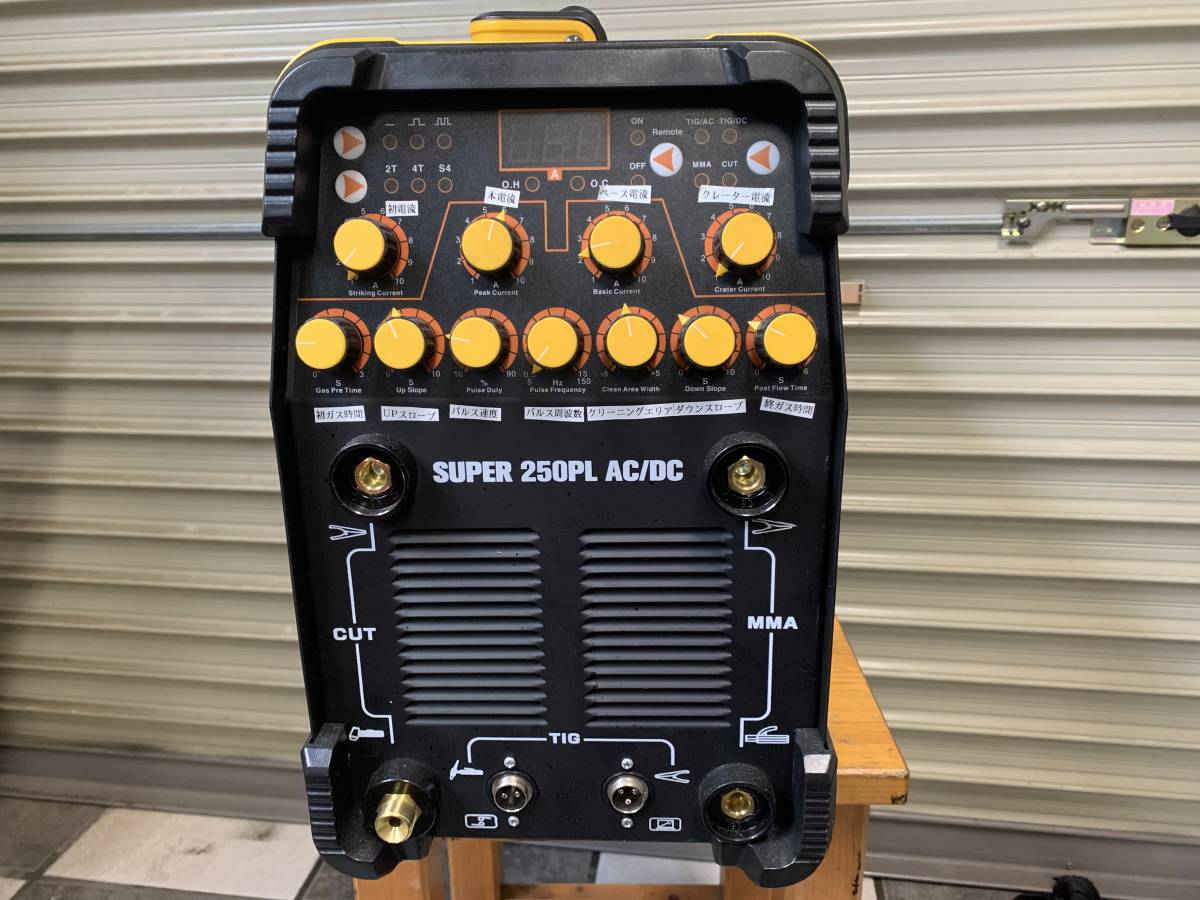 Yahoo!オークション - TIG溶接機 SUPER 250PL AC/DC Yahoo!オークション - TIG溶接機 SUPER 250PL AC/DC