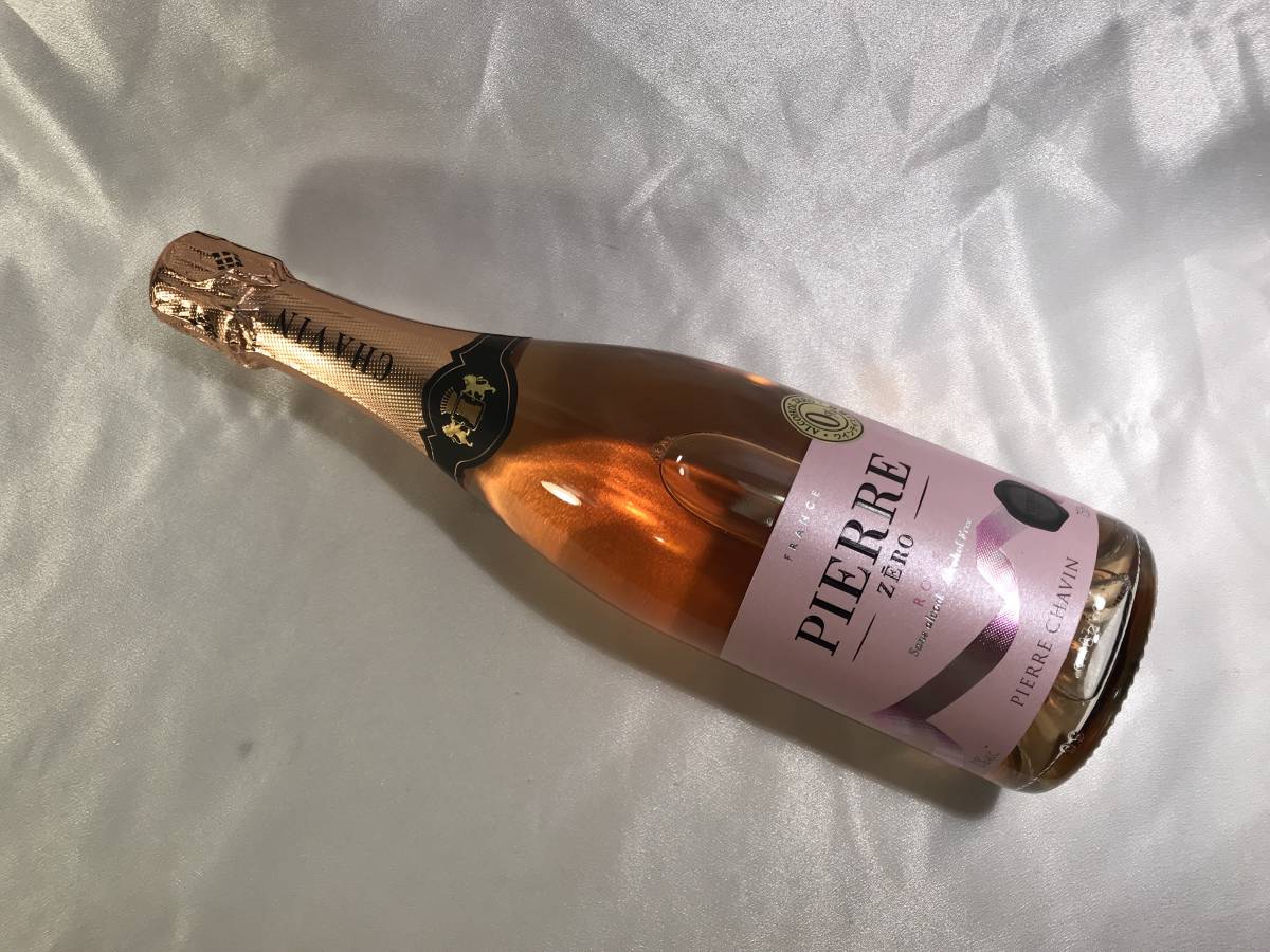 Содержание алкоголя 0%сверкающие винные вкусовые лекарства Domaine Pierre Shavan Pierre Zero Rose Sparkling Dry