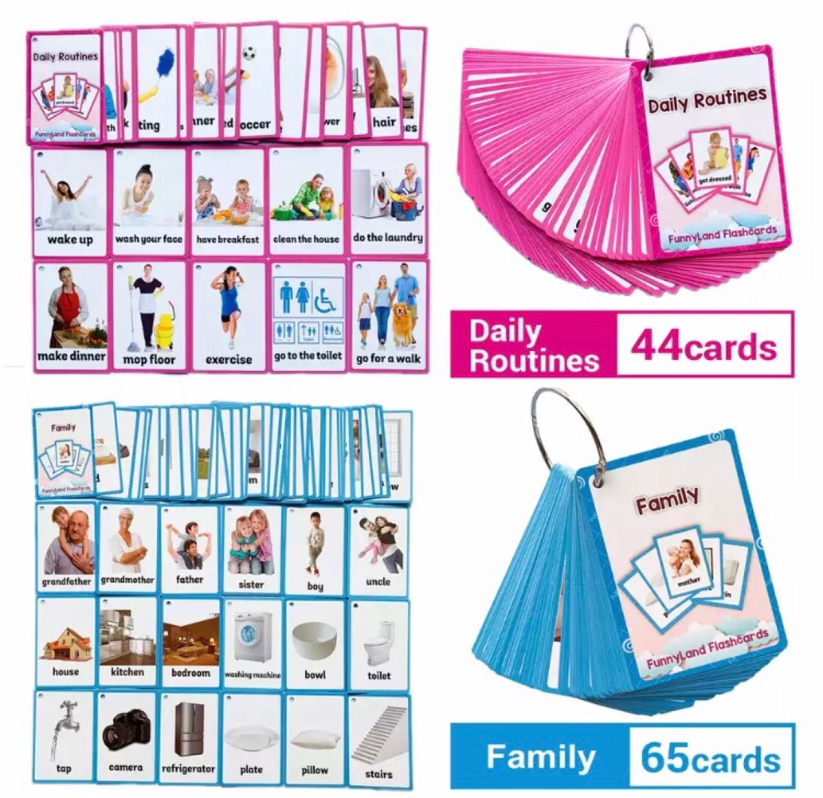 英語 フラッシュカード 英単語カード アルファベット 読み上げ機能付き 26種類