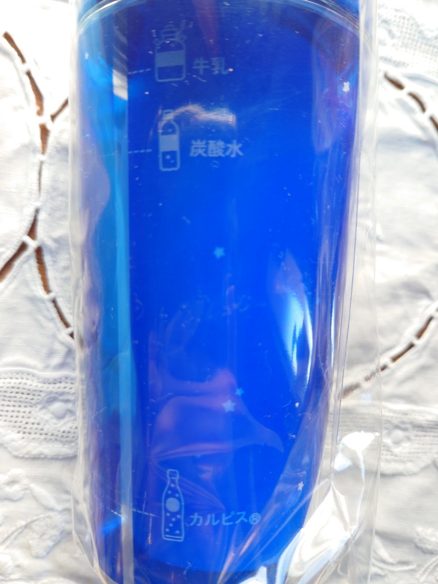 karupis cover attaching clear cup 3 piece set 2022 year summer freebie ... light . recommendation memory Asahi drink body is AS resin made blue color 2 piece . light blue 1 piece 