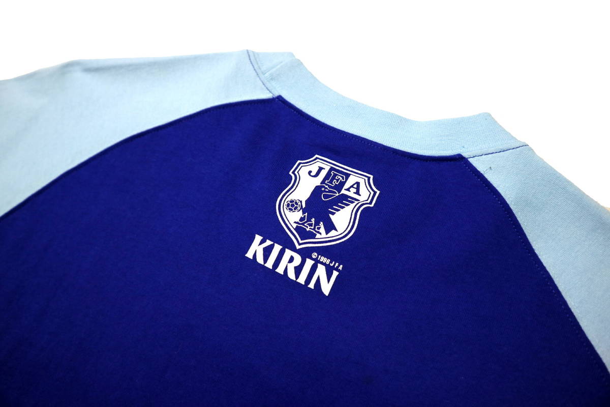 ほぼ未使用/2002年！◆アディダス製 KIRIN サッカー日本代表 綿100 Tシャツ◆Lサイズ（身長177-180センチ位）_画像6