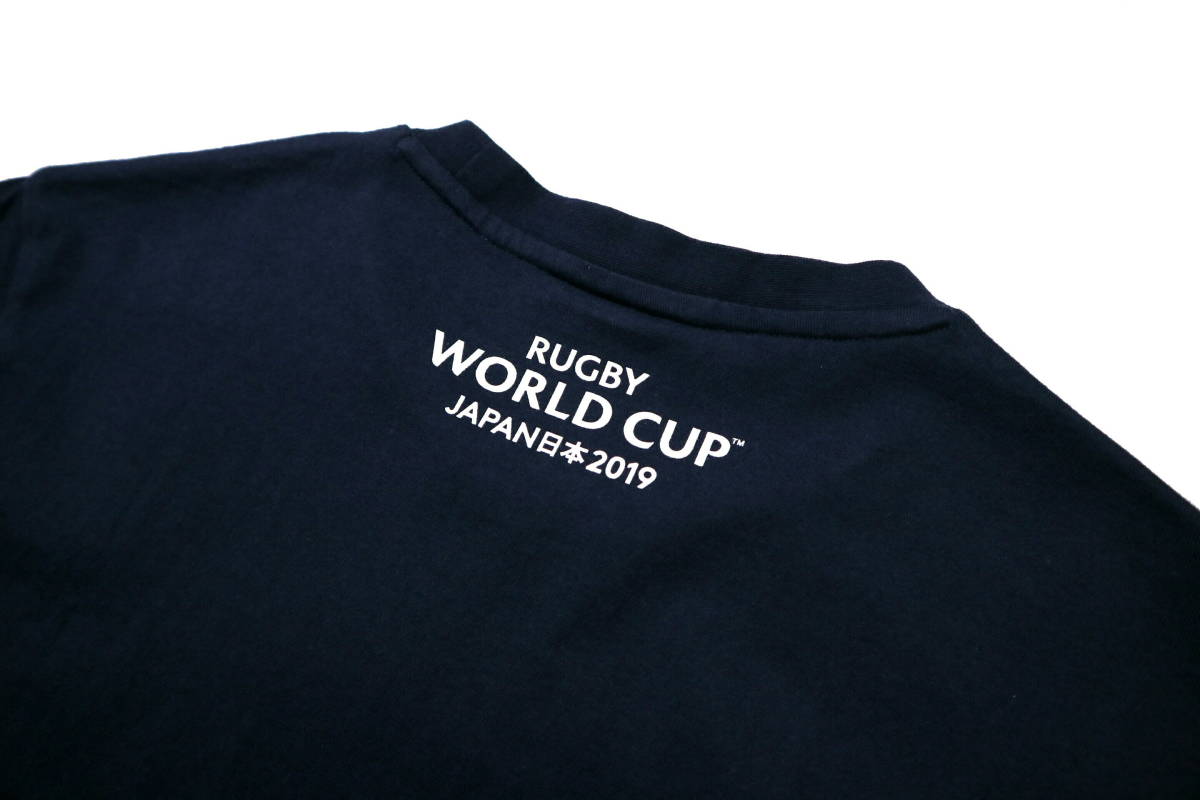 概ね美品！◆CANTERBURY カンタベリー ラグビーW杯2019 日本大会 綿100地 半袖Tシャツ◆Mサイズ（身長165-167センチ位）_画像7