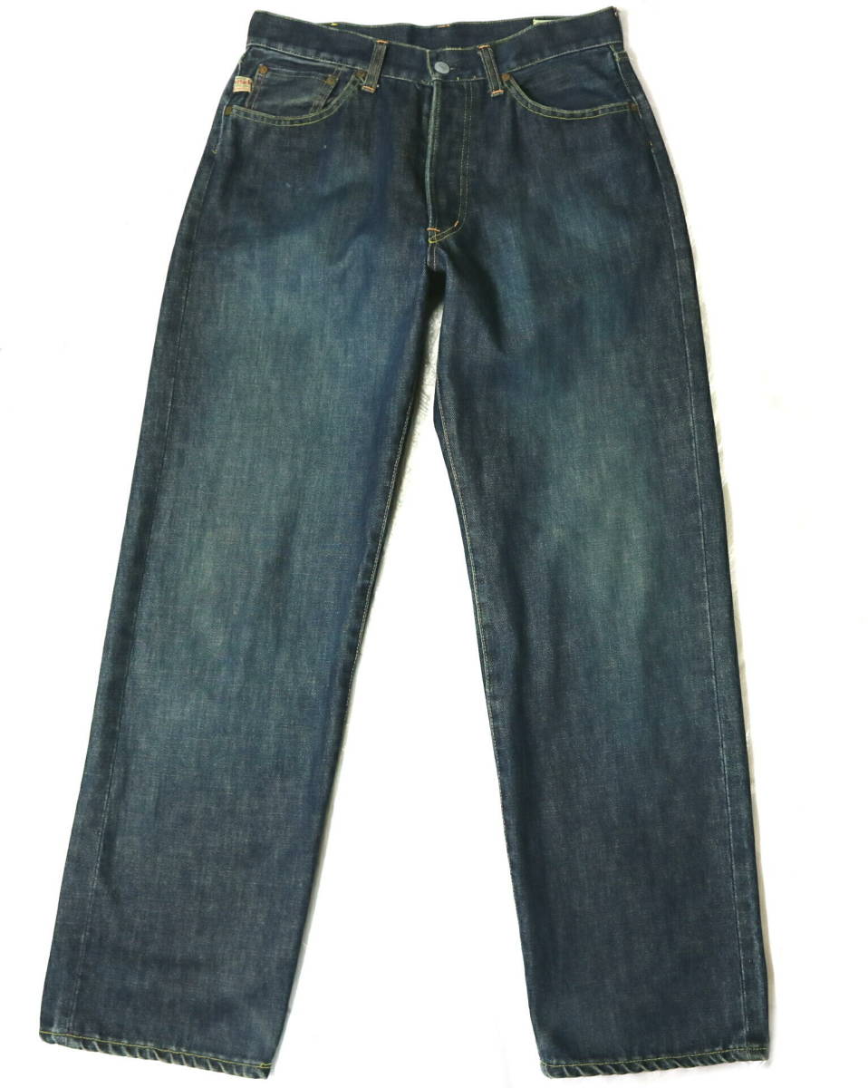  excellent level!*BARTACK bar tuck XX type Denim jeans *W33( waist 78 centimeter till, length of the legs 78.5 centimeter )