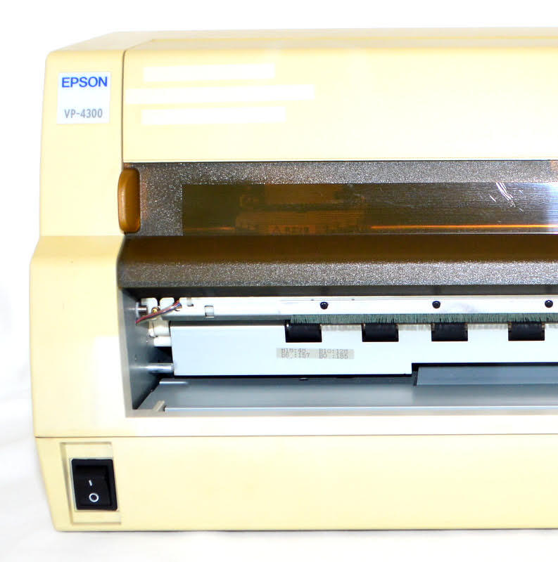 美品）EPSON VP-4300 ドットプリンター 複写伝票に LAN付属 - 周辺機器
