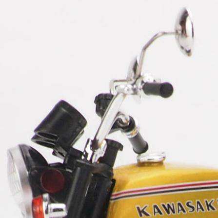 KAWASAKI750cc model motorcycle 1/12 scale die-cast 1PCE collection hobby display equipment ornament gift toy Mini replica Gold