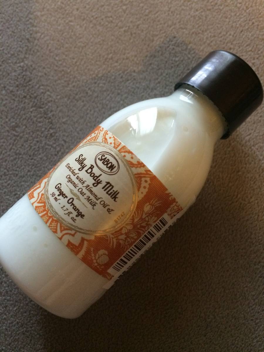 * new goods *SABON* sabot n* silky body milk * Gin ja- orange 50ml