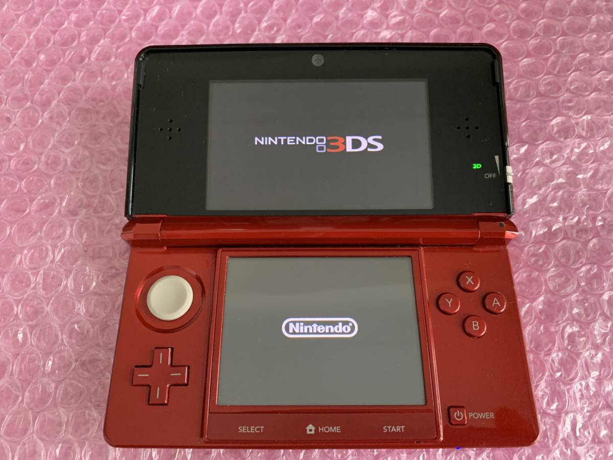 送料無料 任天堂Nintendo３DS ニンテンドー3DS メタリックレッド匿名配送-