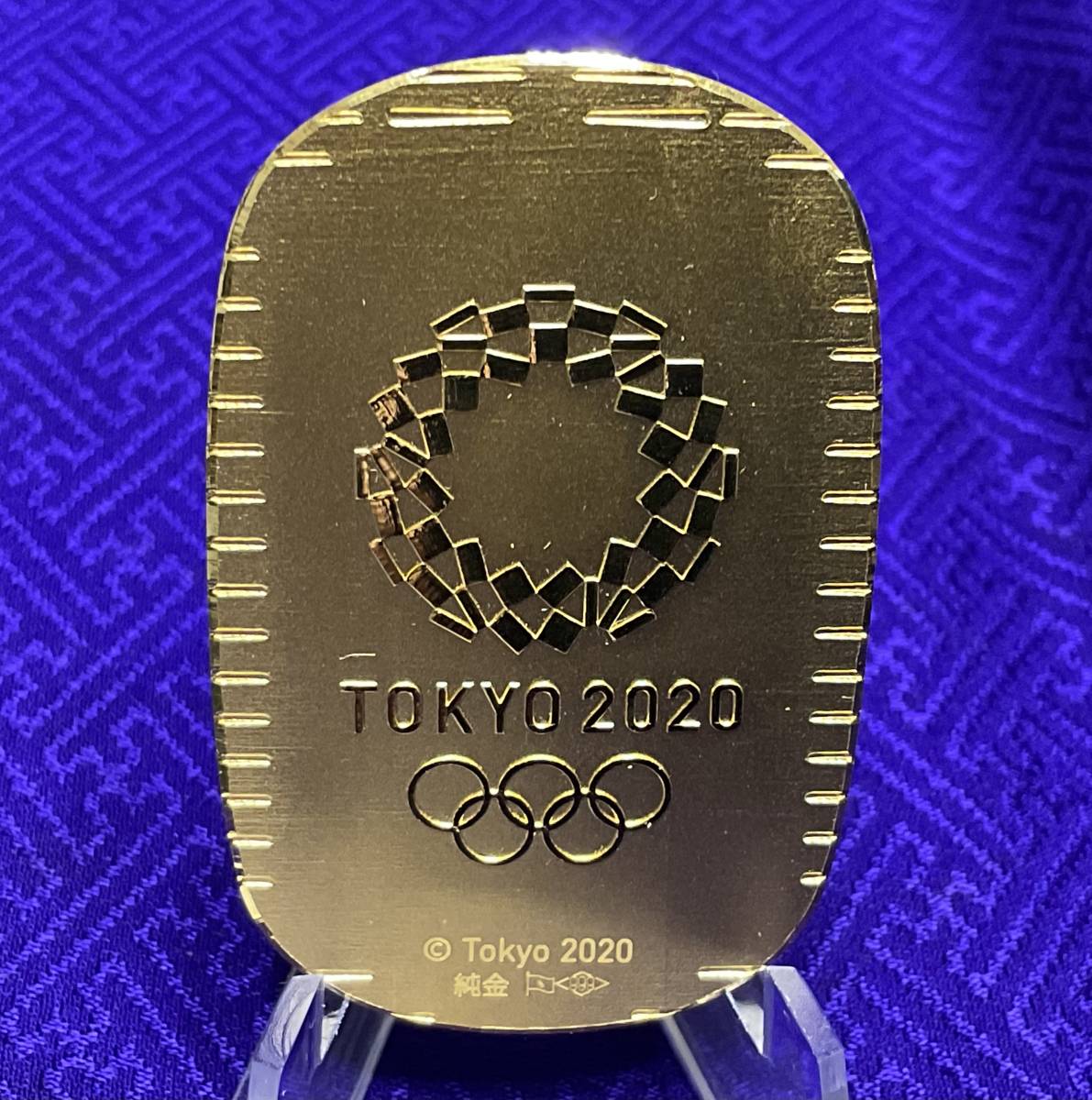 小判 TOKYO 2020 オリンピック エンブレム 純金 20g 貨幣 硬貨 小判 TOKYO 2020 オリンピック エンブレム 純金 20g 貨幣 硬貨