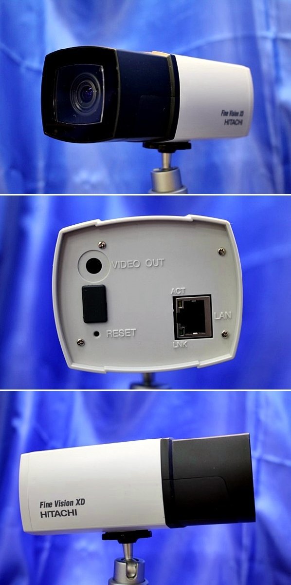 Hitachi/日立 ネットワークカメラ DI-CB201×4台+ハイブリッドレコーダー DS-JH260/HDD無し+VK-カメラ駆動ユニットAC955×1台一式 44034-1Yの画像3
