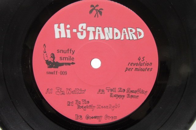 Hi-Standard「In The Brightly Moonlight」EP(7インチ) Snuffy Smile