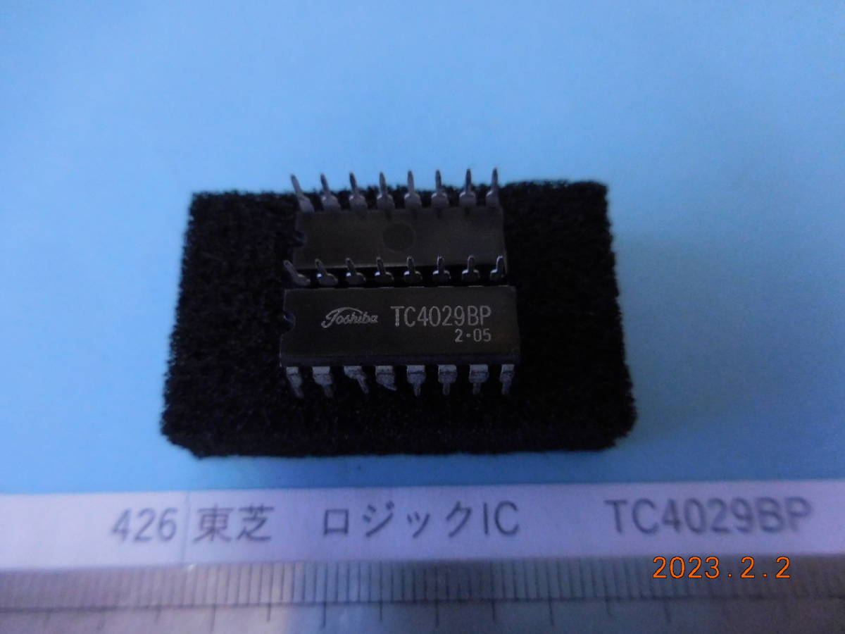 Toshiba 　...IC　　TC4029BP　PRESETTABLE UP/DOWN COUNTER 8 штука  １...　　#426