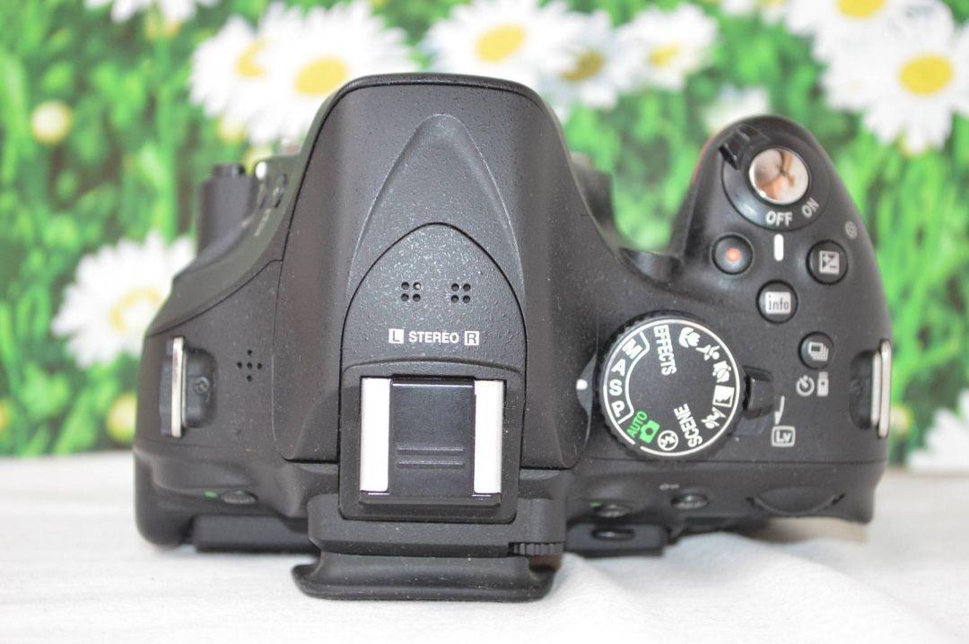 高画質&カンタン操作Nikon D5200 一眼レフカメラ 美品レンズセット