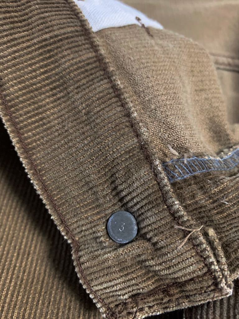 希少 70´s USA製VINTAGE Levi´s 646 78年製 TALON42 トップボタン裏3