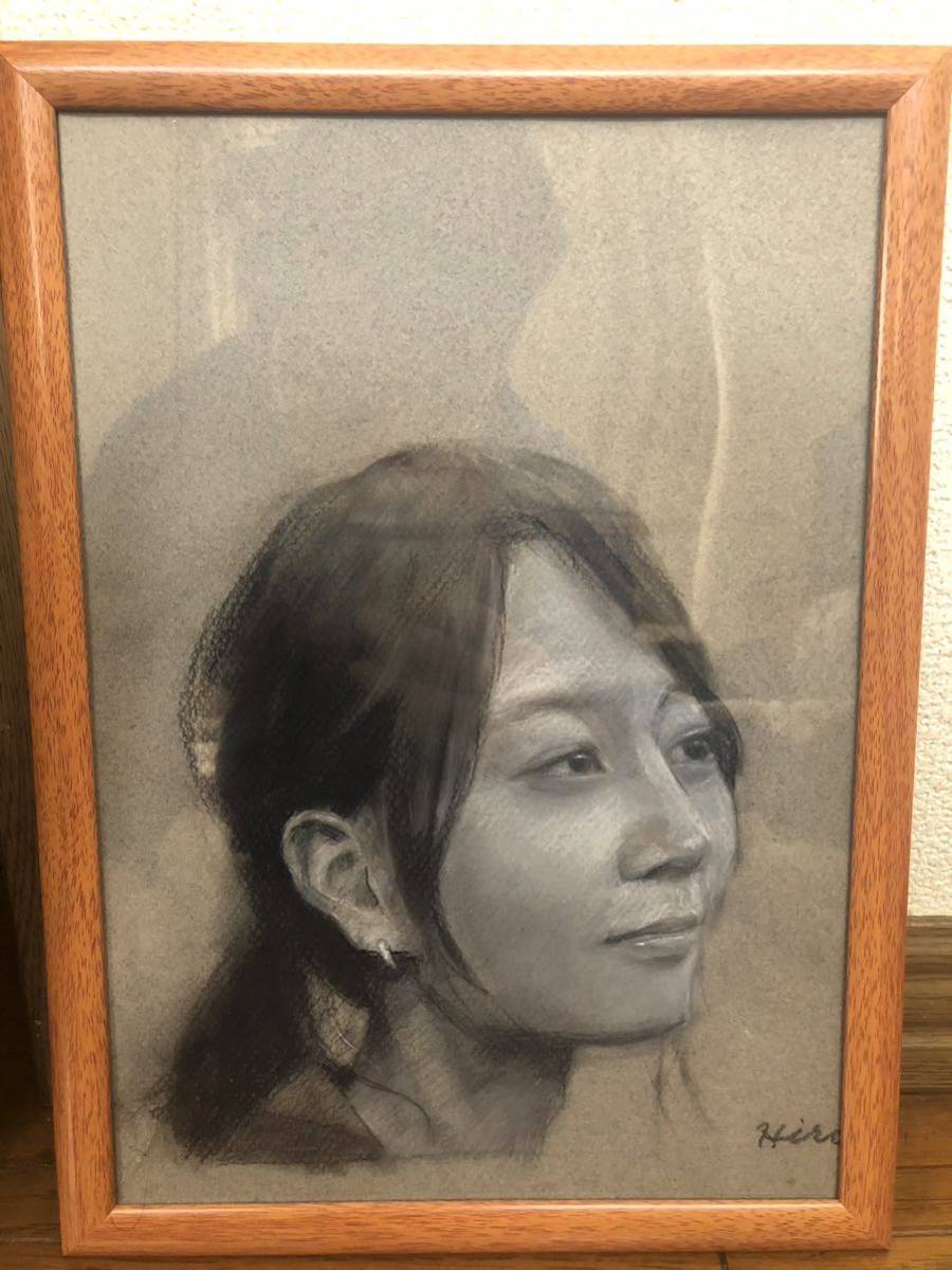 美人画 直筆 真作 デッサン 村上裕行作 絵画 | budgethearses.com