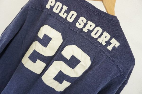 [ prompt decision ]POLO SPORT Ralph Lauren Polo sport Ralph Lauren men's sweatshirt number Vintage size :L Acty 21 [804787]