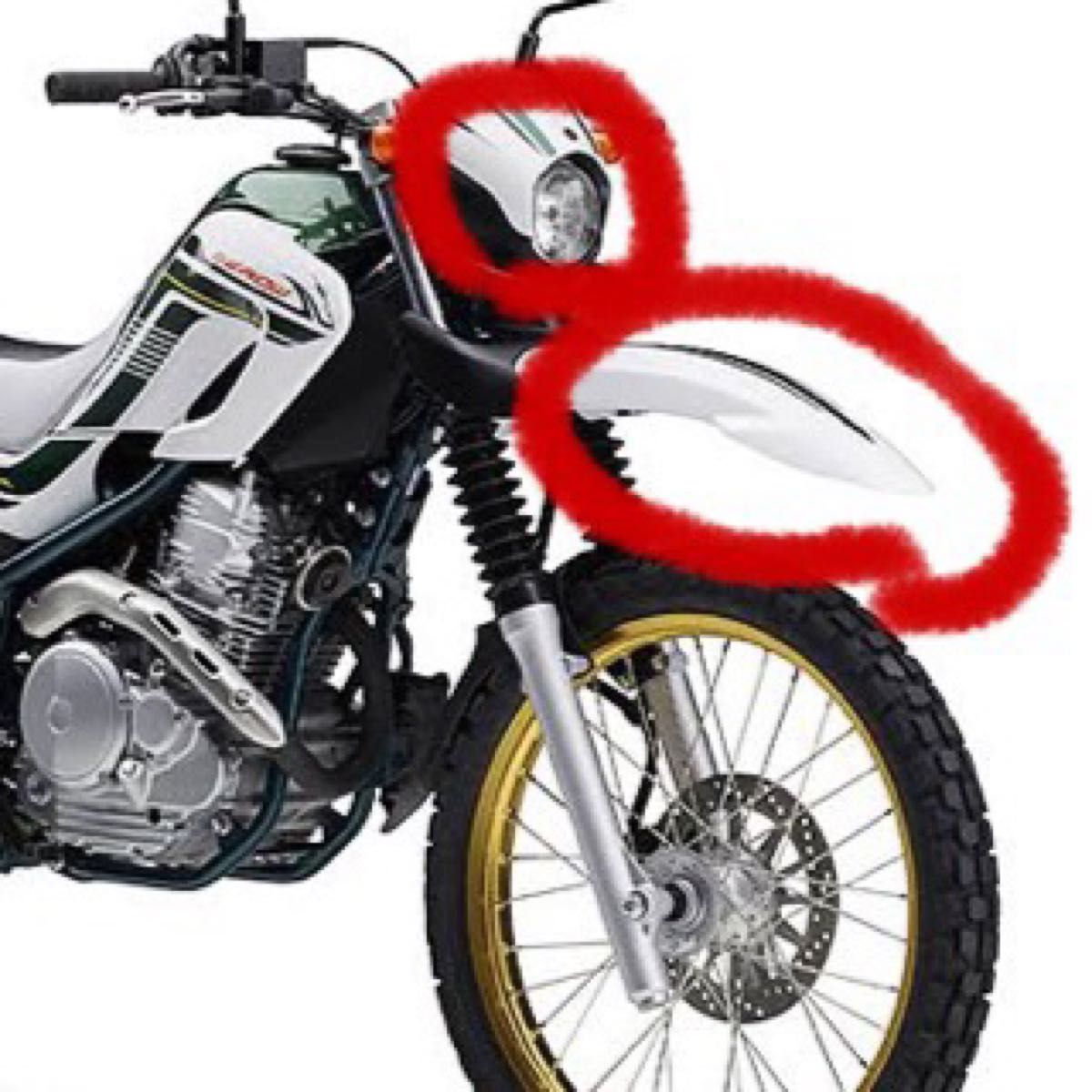セローファイナル フロントフェンダー ヘッドライトカバー 新品 YAMAHA