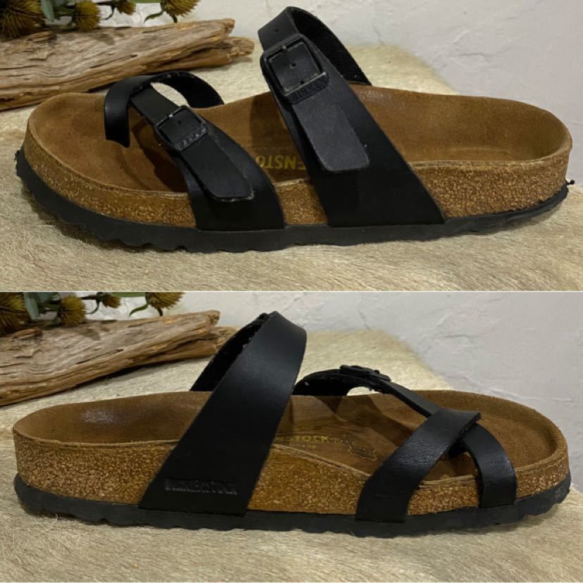 BIRKENSTOCK（ビルケンシュトック）MAYARI（マヤリ）black size:37(24cm)＊コンフォートサンダル＊ トングサンダル/フラットサンダル_画像6