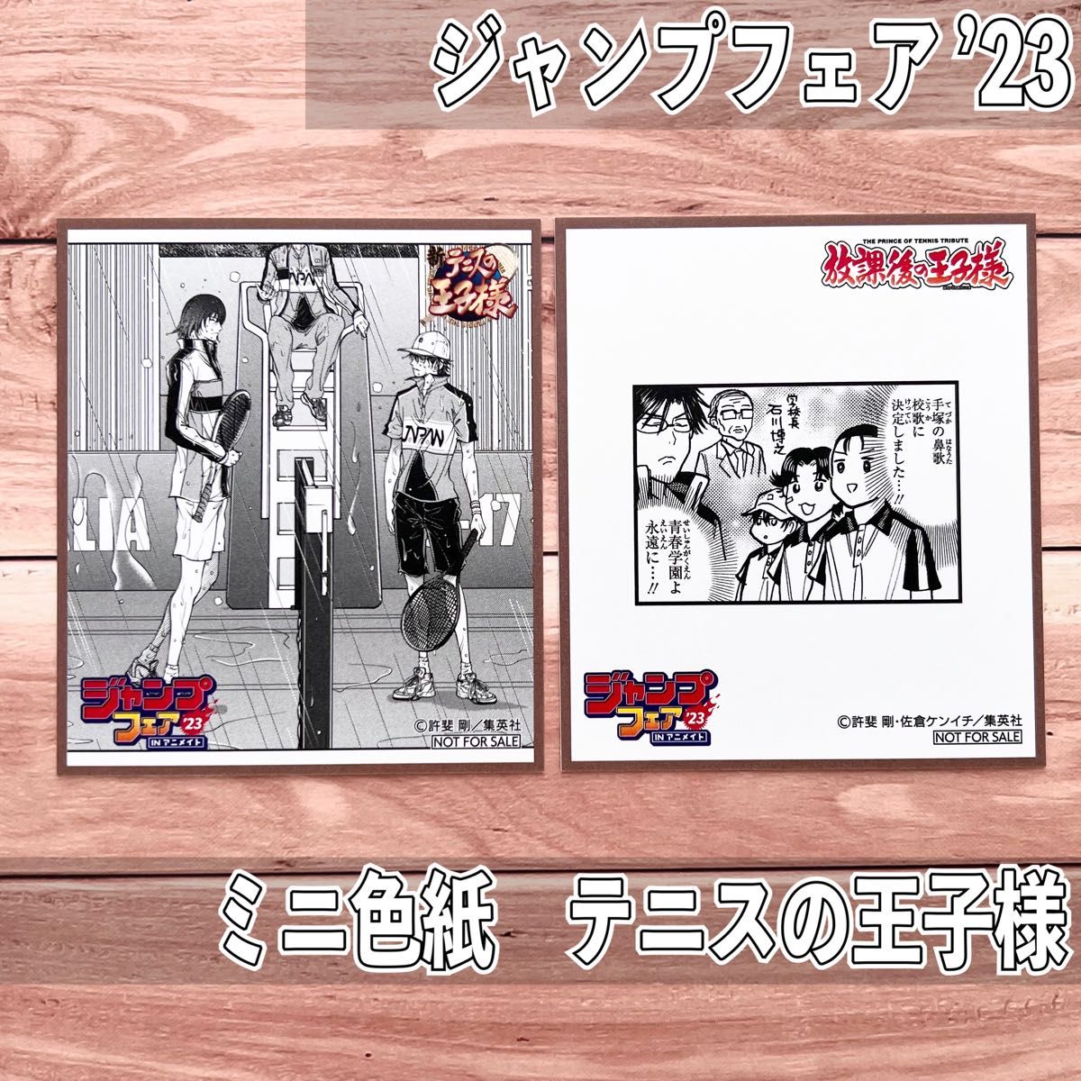 ジャンプフェア2023 in アニメイト ミニ色紙 特典 テニスの王子 ジャンプフェア2023 in アニメイト ミニ色紙 特典 テニスの王子