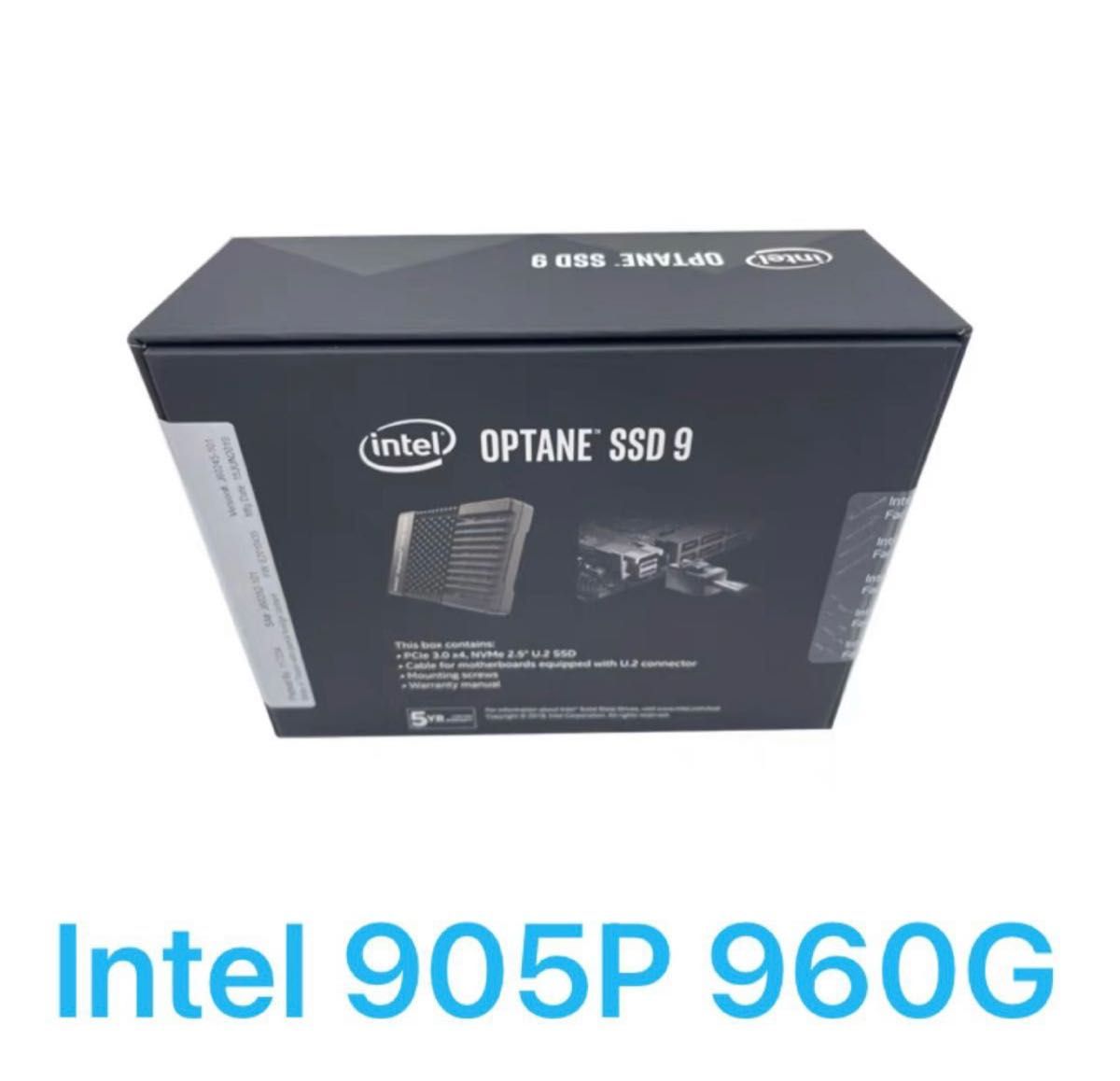 【未開封・新品】U.2 SSD Intel Optane SSD 905P シリーズ 960GB U2ケーブル版