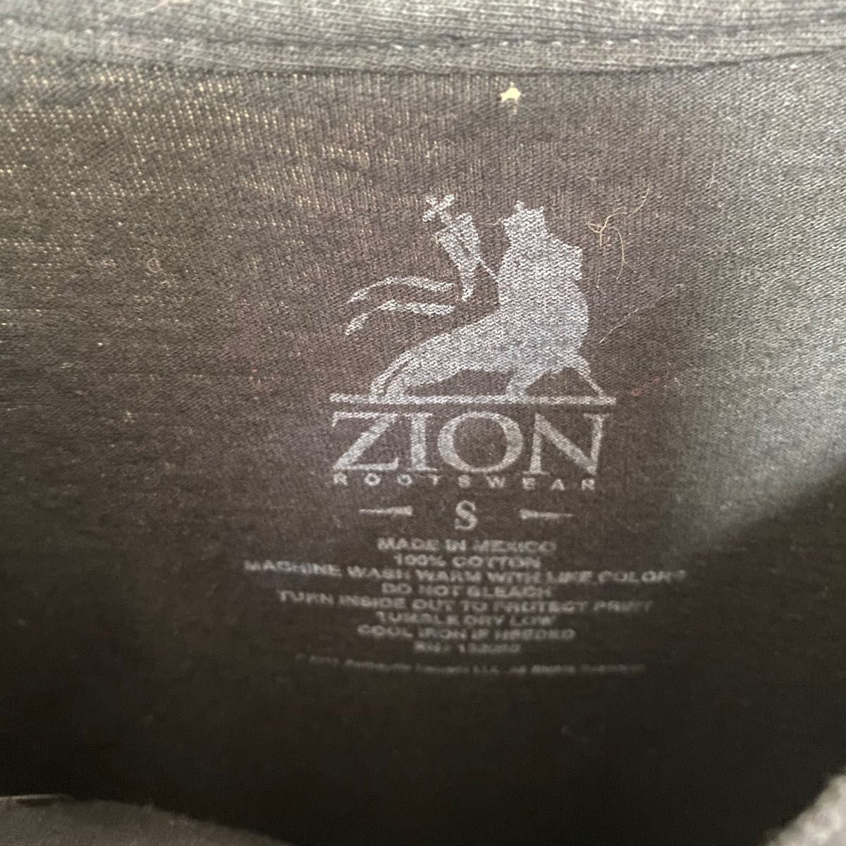 バンT アーティスト　ZION ジミヘン　プリント　メキシコ製　S 古着　ユニセックス