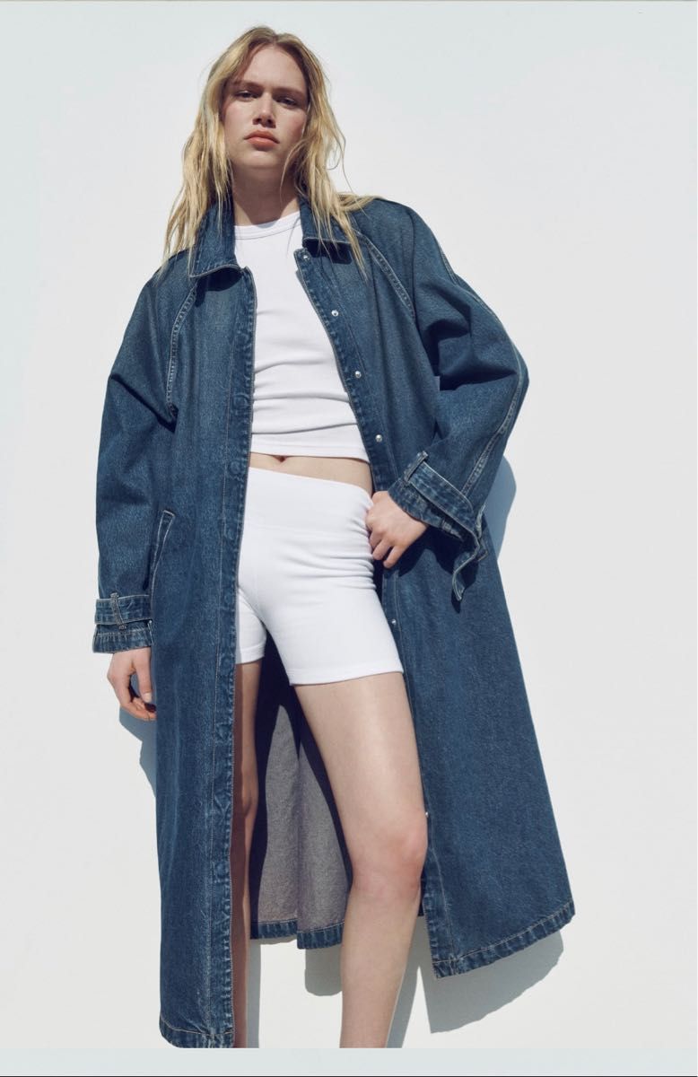 【ZARA】TRF デニム トレンチコート