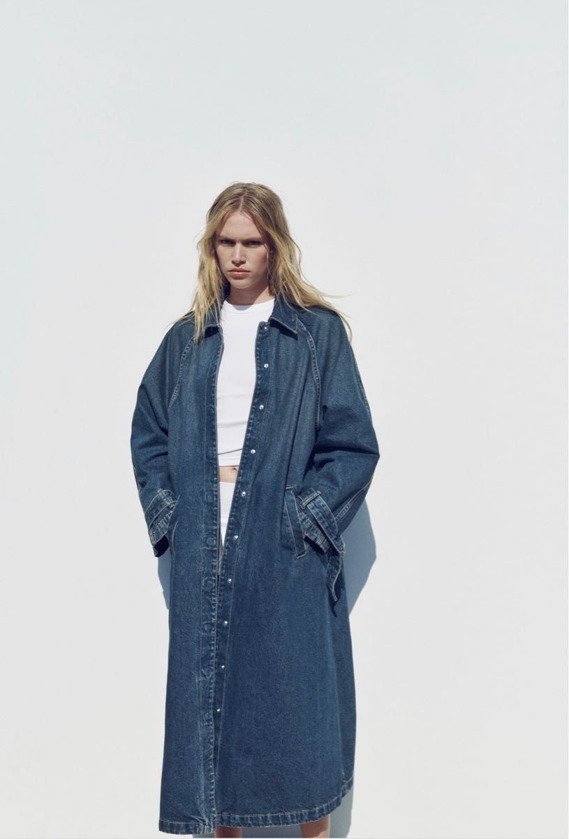 【ZARA】TRF デニム トレンチコート