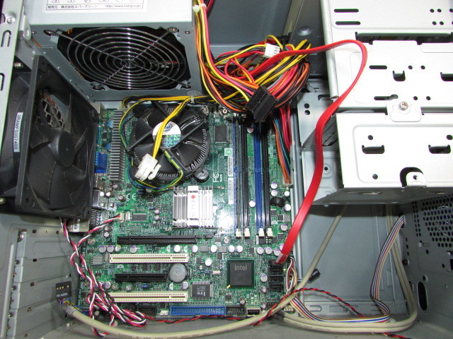 【YDT0657】★NB 自作パソコン（黒） Pentium Dual-Core E5300 2.6GHz/2GB/HD欠品/DVD-MULTI/ 本体のみ _画像10