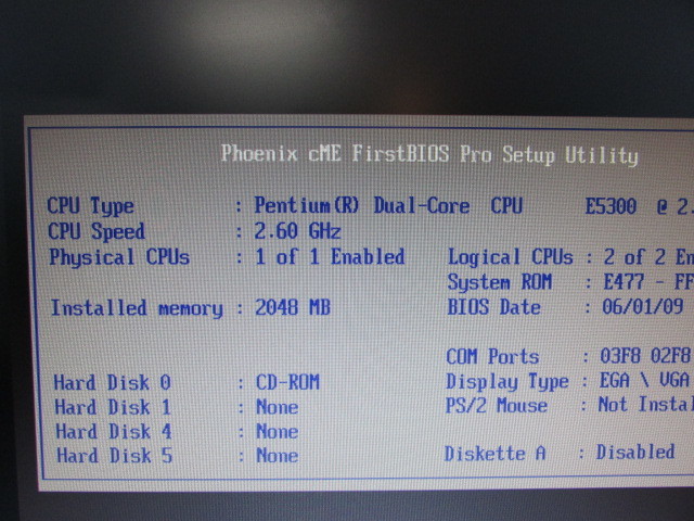 【YDT0657】★NB 自作パソコン（黒） Pentium Dual-Core E5300 2.6GHz/2GB/HD欠品/DVD-MULTI/ 本体のみ _画像7