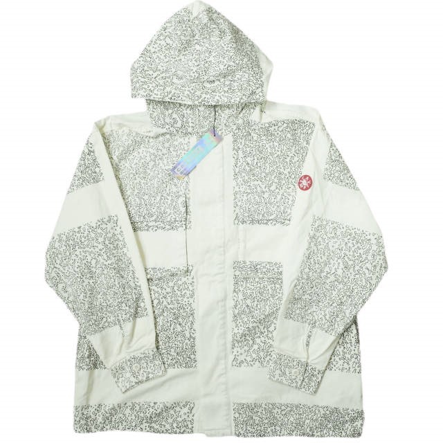 新品 C.E シーイー BLOCK NOISE COTTON JACKET ブロックノイズ モッズコート CES12JK03 L WHITE CAV EMPT WARM PARKA ジャケット g8540