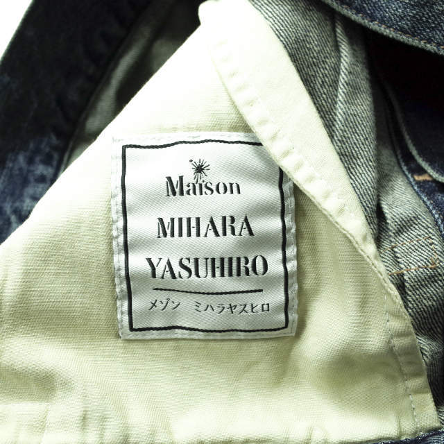 新品 MAISON MIHARA YASUHIRO x ROYAL FLASH 23SS NO COLLAR DENIM