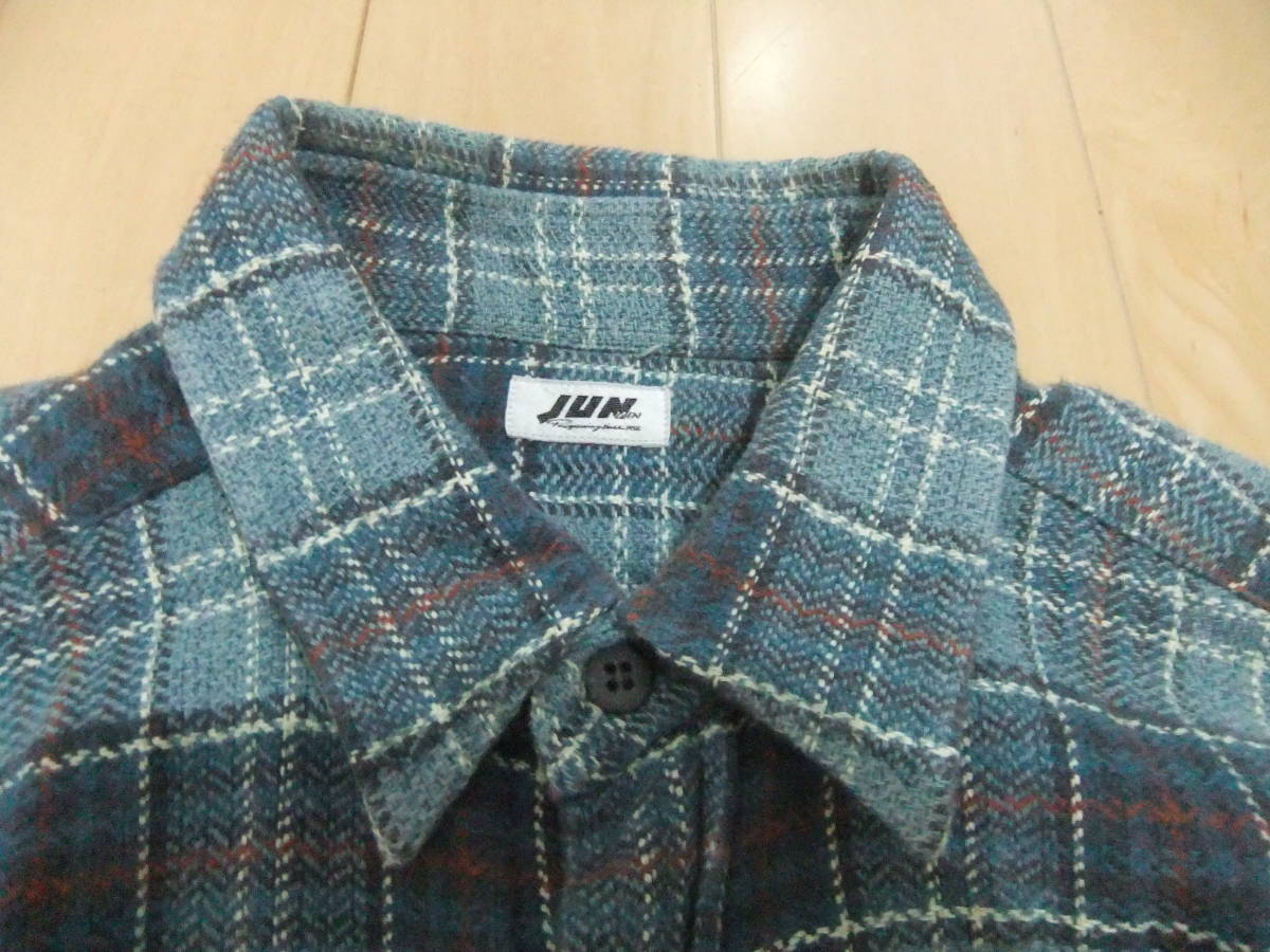 MADE IN JAPAN JUN FLANNEL SHIRTS 日本製 ジュン ネルシャツ_画像2